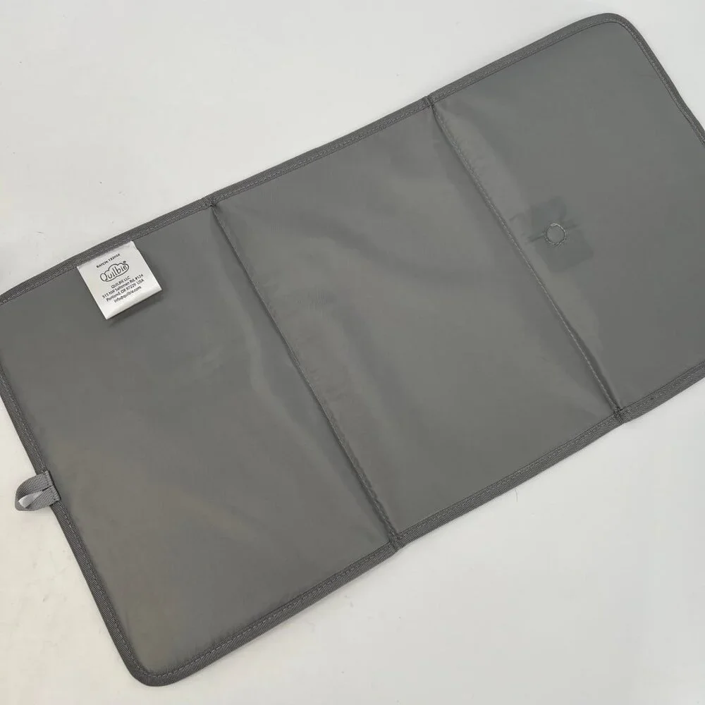 Gray 2-in-1 Diaper Bag Backpack | Adjustable Straps & Zip Closure